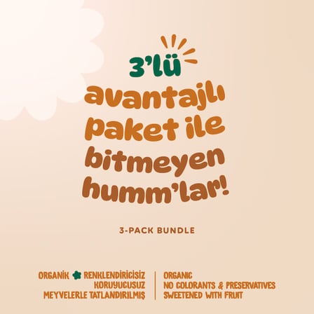 Organik Vegan Keçiboynuzlu Tahinli Ballı Kinoalı Kurabiyeler Atıştırmalık Paketi - 3 Adet (3 Çeşit)
