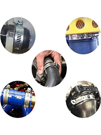 16*23 cm Hortum boru metal 100 adet (1 paket)