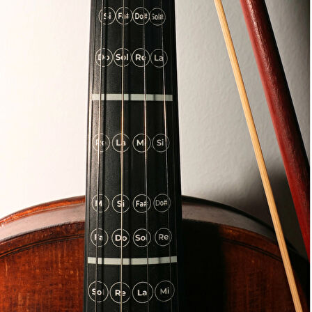 4/4 tam boy keman-nota-etiket-kolay öğrenme-sticker-klavye-çıkartma-violin-keman aksesuar