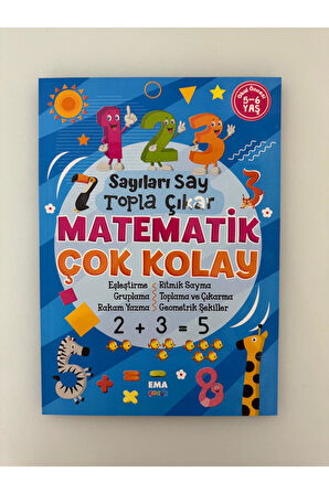 Matematik Çok Kolay Aktivite Kitabı (1 Adet)