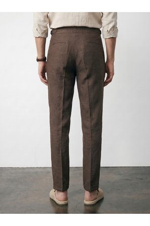 Premium Keten Old Money Pantolon - Sade ve Şık