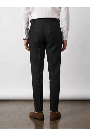 Premium Keten Old Money Pantolon - Sade ve Şık
