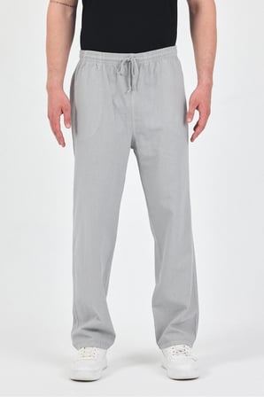 Erkek Rahat Kesim Keten Pantolon Lastikli Bel Yazlık Pijama Pantolon 5 Renk