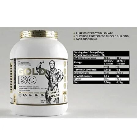 KEVİN LEVRONE GOLD İSOLATE WHEY PROTEİN 2 kg