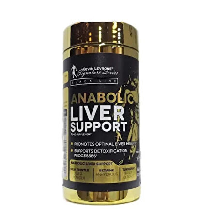 Kevin Levrone Anabolic Liver Detox Milk thistle Turmeric Mix Support 60 Caps