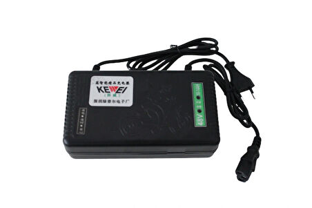 Kewei 48V 14 Ah Elektrikli Bisiklet Şarj Cihazı Aleti Adaptör