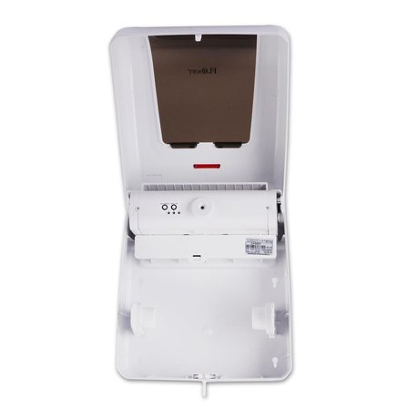 Flosoft F047 Sensörlü Fotoselli Hareketli Rulo Kağıt Havlu Dispanseri Makinesi - 21 Cm. - Beyaz 