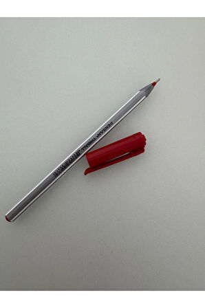 Tükenmez Kalem Triball 1.0 MM Bilye Uç Kırmızı (3 Adet)