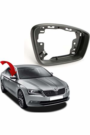 Skoda Superb Sağ Ayna Çerçevesi 2015 Sonrası 3v0857532
