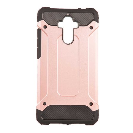 Huawei Mate 9 ile uyumlu Çİft Katman Koruyucu Crash Military Tank Kılıf - Rose Gold