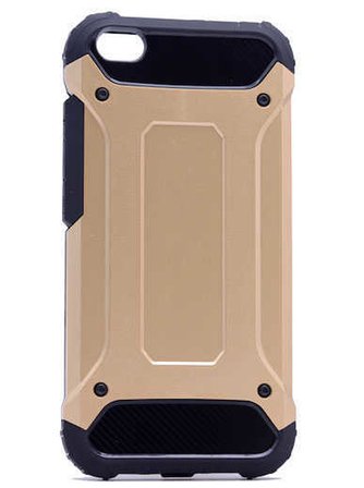 Xiaomi Mi 5 ile uyumlu Çİft Katman Koruyucu Crash Military Tank Kılıf - Gold