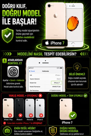 Apple iPhone 7 Uyumlu Kılıf Sürgülü Kamera Korumalı Mat Lensi Telefon Kılıfı - Kırmızı