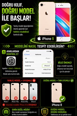 Apple iPhone 8 Uyumlu Kılıf Sürgülü Kamera Korumalı Mat Lensi Telefon Kılıfı - Lacivert