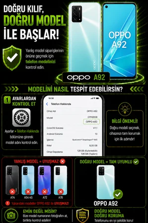 Oppo A92 Uyumlu Kılıf Sürgülü Kamera Korumalı Mat Lensi Telefon Kılıfı - Sarı