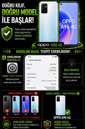 Oppo A96 4G Uyumlu Kılıf Sürgülü Kamera Korumalı Mat Lensi Telefon Kılıfı - Lila