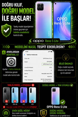 Oppo Reno 5 Lite Uyumlu Kılıf Sürgülü Kamera Korumalı Mat Lensi Telefon Kılıfı - Kırmızı