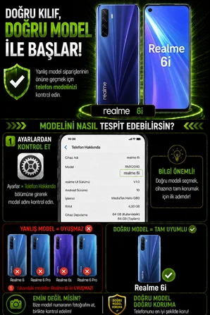Realme 6İ/C3/C3İ Uyumlu Kılıf Sürgülü Kamera Korumalı Mat Lensi Telefon Kılıfı - Pembe Açık