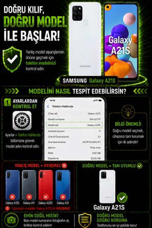Samsung Galaxy A21S Uyumlu Kılıf Sürgülü Kamera Korumalı Mat Lensi Telefon Kılıfı - Kırmızı