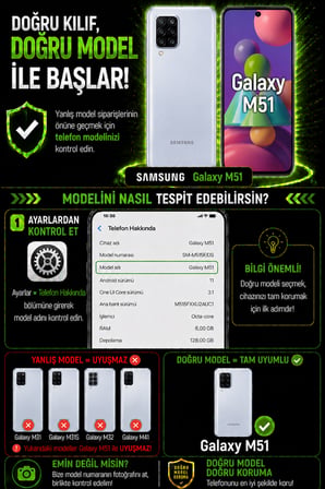 Samsung Galaxy M51 Uyumlu Kılıf Sürgülü Kamera Korumalı Mat Lensi Telefon Kılıfı - Koyu Yeşil