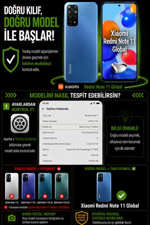 Xiaomi Redmi Note 11 Global Uyumlu Kılıf Sürgülü Kamera Korumalı Mat Lensi Telefon Kılıfı - Sarı