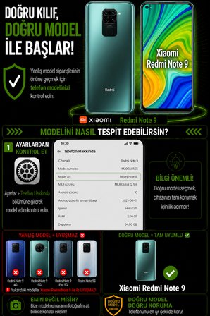 Xiaomi Redmi Note 9 Uyumlu Kılıf Sürgülü Kamera Korumalı Mat Lensi Telefon Kılıfı - Sarı