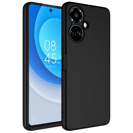 Tecno Spark 9 Pro uyumlu Kılıf İçi Kadife Koruyucu Mara Lansman Kapak - T28172 - Siyah