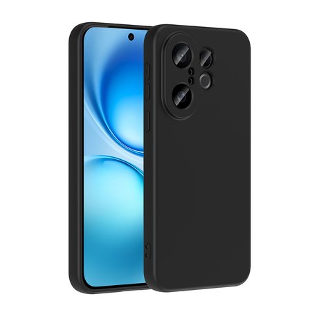 Vivo X200 FE 5G uyumlu Kılıf İçi Kadife Koruyucu Mara Lansman Kapak - T38917 - Siyah