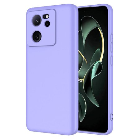 Xiaomi Mi 13T uyumlu Kılıf İçi Kadife Koruyucu Mara Lansman Kapak - T30572 - Lila