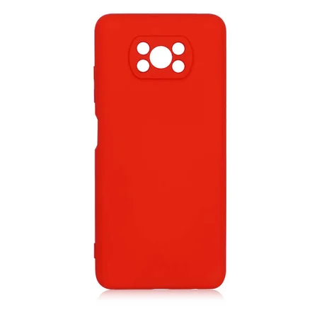 Xiaomi Poco X3 uyumlu Kılıf İçi Kadife Koruyucu Mara Lansman Kapak - T17688 - Kırmızı