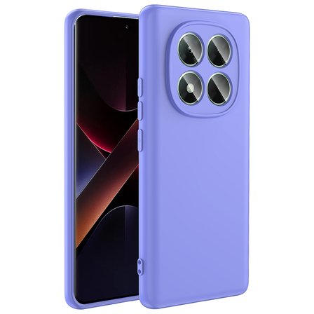 Xiaomi Poco X7 uyumlu Kılıf İçi Kadife Koruyucu Mara Lansman Kapak - T36823 - Lila