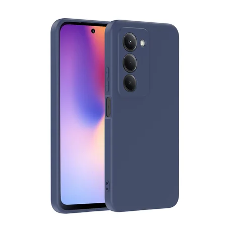 Xiaomi Redmi 15 uyumlu Kılıf İçi Kadife Koruyucu Mara Lansman Kapak - T39654 - Lacivert