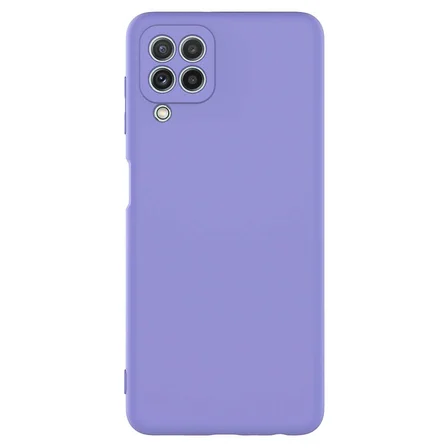 Samsung Galaxy A22 4G uyumlu Kılıf İçi Kadife Koruyucu Mara Lansman Kapak - T18540 - Lila