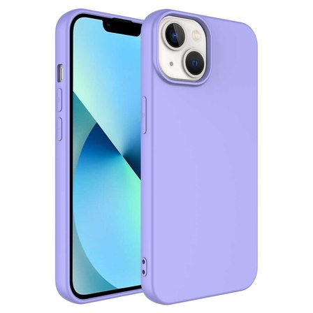 Apple iPhone 14 Plus uyumlu Kılıf İçi Kadife Koruyucu Mara Lansman Kapak - T23840 - Lila