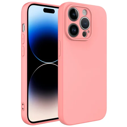 Apple iPhone 14 Pro Kılıf Zore Kamera Korumalı Mara Lansman Kapak - T26639 - Pembe