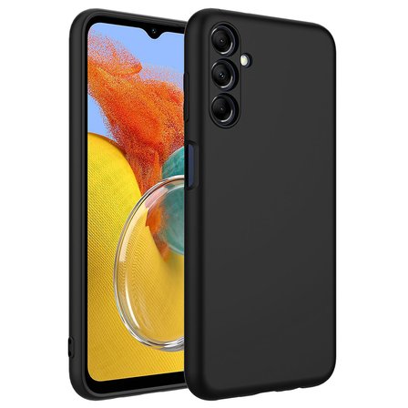 Samsung Galaxy M14 uyumlu Kılıf İçi Kadife Koruyucu Mara Lansman Kapak - T26980 - Siyah