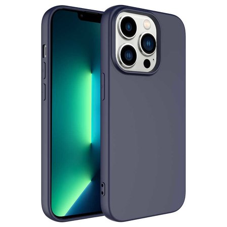 Apple iPhone 14 Pro uyumlu Kılıf İçi Kadife Koruyucu Mara Lansman Kapak - T23838 - Lacivert
