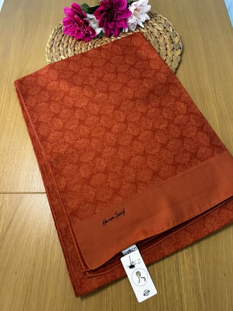 Harem Scarf Gold Sahra Şal Kiremit