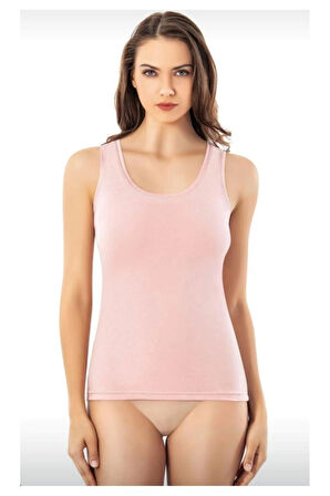 kit iç giyim KOTA 6003 2'li Modal - Pamuk Kalın Askılı Kadın Atlet