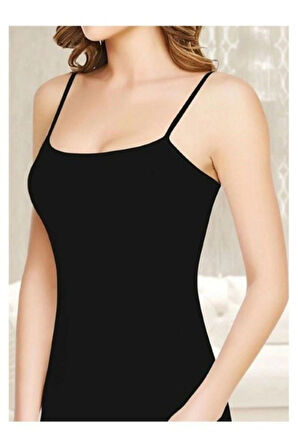 Tutku 135 5'li RİBANA %100 Pamuk Penye İnce Askılı Kadın Atlet