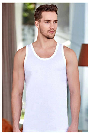 kit iç giyim Berrak 1004 8'li %100 Pamuk Erkek Atlet