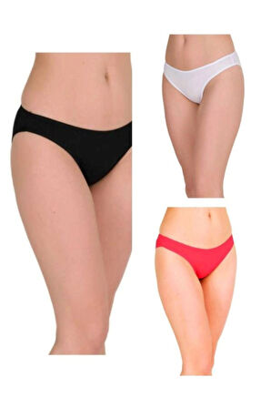 kit iç giyim Berrak 2056 6'lı (Görseldeki Renkler) Pamuklu ve Likralı Kadın Bikini Külot