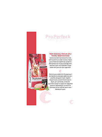 PREMİUM TAVUKLU NARLI HAVUÇLU YAVRU KEDİ MAMASI 10 KG