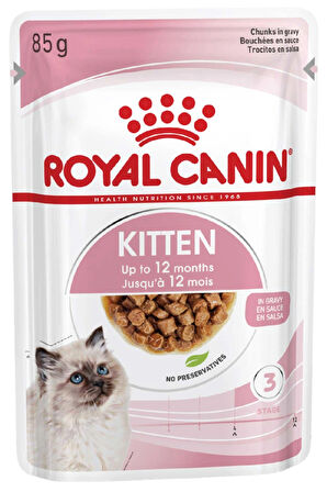 Royal Canin Kitten Jelly Pouch Yavru Kedi Yaş Maması 85 Gr