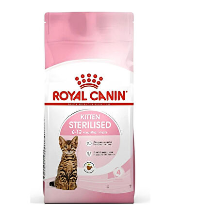 Royal Canin Kitten Sterilised Kısırlaştırılmış Genç ve Yavru Kedi Kuru Maması 2 Kg