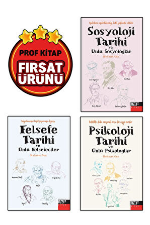 Sosyoloji - Felsefe - Psikoloji Seti - 3 Kitap