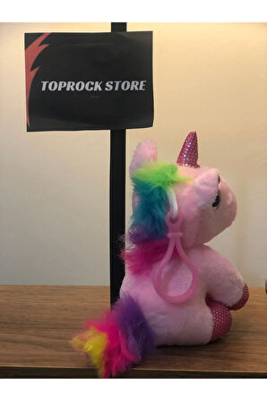 Sevimli Unicorn Peluş Oyuncak Hediyelik Oyuncak Anahtarlık Uyku Arkadaşı 12 cm