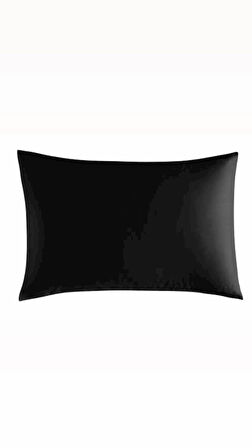 2 Adet %100 Cotton (PAMUK)siyah (50X70CM) Yastık Kılıfı Pillow Case