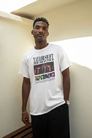 Taylor Swift The Eras Tour Albüm Baskılı Unisex Tişört, Oversize Taylor Tişört