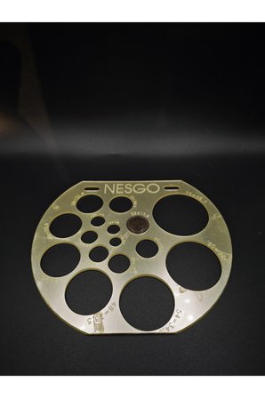 Mat Kahverengi 4 Delikli Düğme Seti - 18 mm 28 boy 25 adet