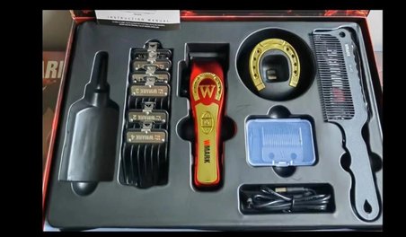WMARK Özel Tasarım Berber  NG-8030 Kuaför Salonu Yüksek Hızlı Motor Elektrikli Şarj Edilebilir Saç Kesme 